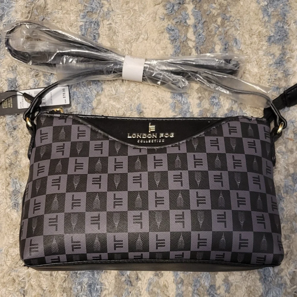 NWT London Fog Shoulder Bag 10inWx6inD